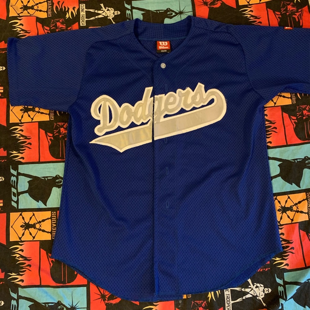 Vintage 1980s Wilson LA Dodgers Baseball Jersey